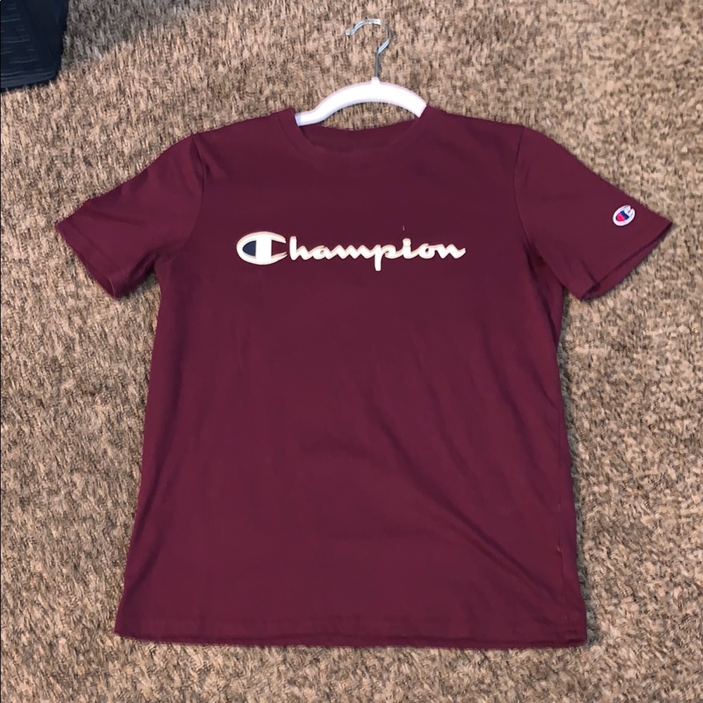 Champion Youth Maroon T-Shirt Size XL